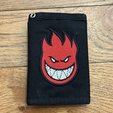 Vintage Spitfire Big Head Patch Ripstop Trifold Y2K Wallet picture