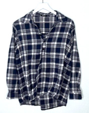 Zeagoo Light flannel wrap shirt plaid size Medium 23