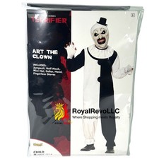 [01729383] Spirit Halloween Terrifier Kids Art the Clown Costume Sizes Vary picture