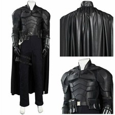 The Batman Bruce Wayne Cosplay Costume Cloak Pants Full Set Halloween Outfit New picture