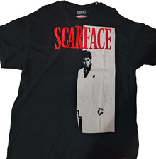 NEW Scarface T-Shirt Mens XL Tony Montana Graphic Movie Tee Black 100% Cotton picture