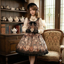 RARE ALICE and the PIRATES AatP Cat JSK Jumperskirt Dress Excellent Gothic Lolit picture