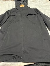 Prada Linea Rossa Black Technical Hooded Coat Jacket Size IT 52 (US L/XL). picture