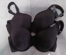 2 UNDEROUTFIT Ultimate Coverage Bra Underwire Adjustable Straps 36C Black picture