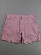 Arnie Mcnair Washington Shorts Mens 34 Pink Classic Golf Cotton Made In USA picture