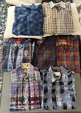 Robert Graham Shirt Lot • Men's Large • 7 Pack w/ Limited Edition -FREE SHIPPING picture