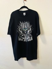 Vtg 2014 DJ Shadow Cut Chemist Afrika Bambaataa Tour T-Shirt Hip Hop Rap Tee L picture