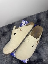 Birkenstock Boston Men's Oiled Leather Clogs - Habana, 9-9.5 US picture