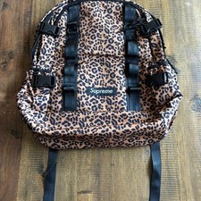 Supreme FW20 Backpack Leopard Print Cordura nylon fabric. picture