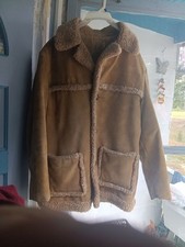 Vintage 1970s Sherpa Lined Suede Rancher Jacket picture