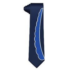 ASVP Shop Leatherface Blue Necktie – Classic 1974 Horror Villain Costume Navy picture