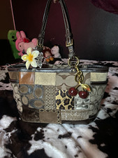 Vintage 2005 Coach Signature Patchwork Tote Bag | Y2K Style picture