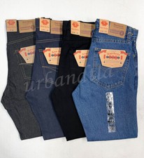 Men's Regular Fit Straight Leg Denim Jeans Size 30-50 Kno Betta picture