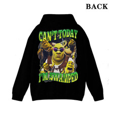 Shrek Funny Shrek Can't Today I'm Swamped hoodie, Meme Funny Unisex Cotton Stree picture