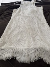 Lovers and Friends White Lace Mini Dress picture