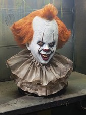 PENNYWISE LATEX MASK , MOVIE, IT, COSPLAY, HALLOWEEN, mask, terror picture