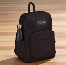 JanSport SuperBreak Plus Black School Daypack Lightweight and Durable Design picture