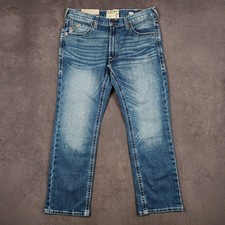 Ariat M5 Jeans Mens 36x32 Walden Marston Straight Leg Stretch Denim 10041095 NEW picture