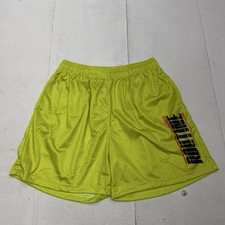 Routine Shorts Mens Medium Yellow 7 Inch Inseam Mesh Lined Running Athletic picture