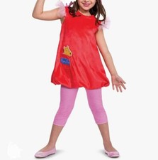 Peppa Pig Nick Jr Cartoon Fancy Dress Up Halloween Child Costume Outfit, 4-6X picture
