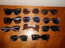 Designer Sunglasses Mixed Lot of 11 Authentic Damaged Sunglasses picture