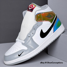 Nike Air Jordan 1 Mid SE Heatwave Black White Wolf Gray IV2416-902 Mens Size NEW picture