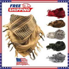 Shemagh Arab Keffiyeh Military Tactical Men's Shawl Wrap Scarf Scarves 38
