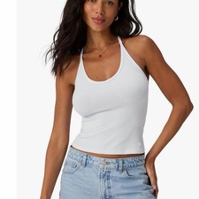 Fabletics modal rib v-neck tank medium NEW picture