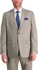 J.M. Haggar Premium Stretch Classic Fit Jacket Oatmeal size 42R picture