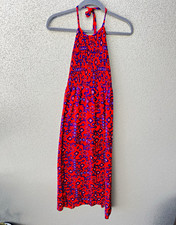 Vintage 70’s halter maxi geometric vivid smocking collectible RARE picture