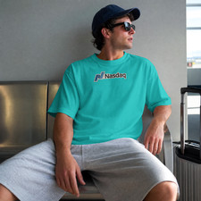 NASDAQ T-Shirt  High Quality 100% Cotton Oversized picture