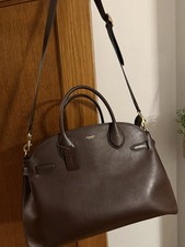 Coach Soft Empire Carryall 40 Natural Grain Leather Bag picture