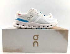 ON Cloudrunner 2 White/Blue Women's Super Foam 360° Comfort Running Sneakers picture