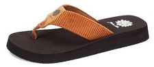 Yellow Box | FREDRIC Corduroy Fabric EVA Sole Flip Flops picture