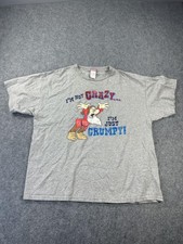 Disney Grumpy Shirt Mens XL Gray I'm Not Crazy Graphic Tee Snow White Dwarfs picture