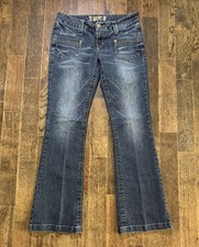 Truce Blue Jeans Women’s Size 11 Bootcut Low Rise Stretch Y2K Cowgirl picture