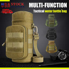 Military Water Bottle Pouch Holder Tactical Hiking Kettle Gear Molle Pack Bag US picture