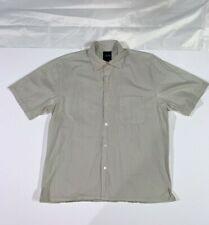 Slates Mens Classic Fit Short Sleeve Shirt Plaid Size L picture
