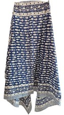 Indian Handblock Print 100%Cotton Fish Pattern Sarong Pareo Beach Wrap For Women picture