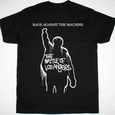 RAGE AGAINST THE MACHINE THE BATTLE OF LOS ANGELES COTTON BLACK T-SHIRT picture