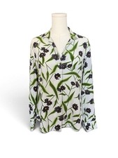 Equipment Femme - 100% Floral Silk Blouse - Size S picture