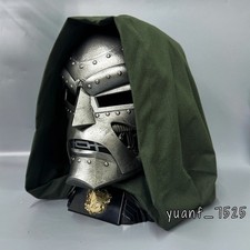Doctor Doom Cosplay 1:1 Helmet Wearable Premium Mask Prop Halloween Gifts w/Base picture