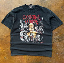 Vintage ‘00s Cannibal Corpse Metal Band Tee Size XL picture
