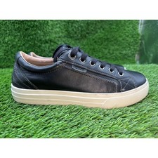 Taos Plim Soul Lux PLX-13994A Sneaker Shoes Women's 7.5 Black Leather Comfort picture
