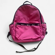 VINTAGE LeSportsac Hot Pink Nylon Backpack 💖 Y2K / Coquette / Streetwear picture