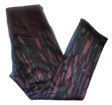 NWT Lululemon Exquisite Crop High Rise Pant Sz 4 Animal Bordeaux Drama Black NEW picture