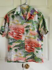 Men's Vintage 50's 60's Tropicana Hawaii Hawaiian Shirt Size L XL Aloha Tiki Exc picture