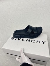 NEW 700$ Givenchy Marshmallow Black Slides Slippers Sandals EU 42 US 9 VH9 picture