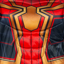 Marvel's Spider-man Integrated Halloween Costume for Children, Boy's Size M (8), picture