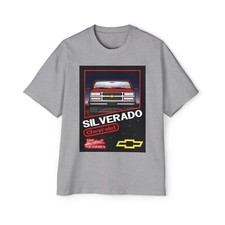 Chevy Silverado T-Shirt 90s Retro Graphic Tee Heartbeat of America Truck Shirt picture